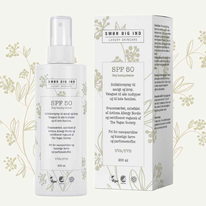 Hele familiens solcreme/solspray, SPF 50 solbeskyttelse